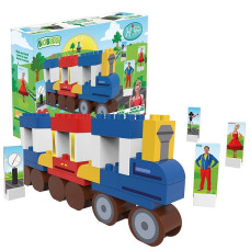 BiOBUDDi Train station building blocks 41pcs., BB-0114