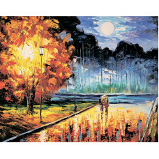 TSVETNOY Diamond painting 40x50cm Autumn Mood, LG254e