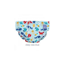 BAMBINO MIO Swim Nappies melting DEEP SEA BLUE, S (5-7kg)