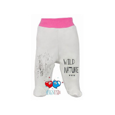 KOALA DZIKI MIS MAGNUSIE sliders pants size 56 04-993 white-pink