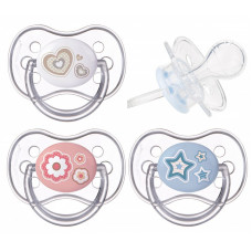 CANPOL BABIES Newborn baby Silicone dummy round shape 0-6m 22/562