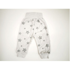 ZUZIA pants 74.size, JEŽ 2215/74 grey/grey stars