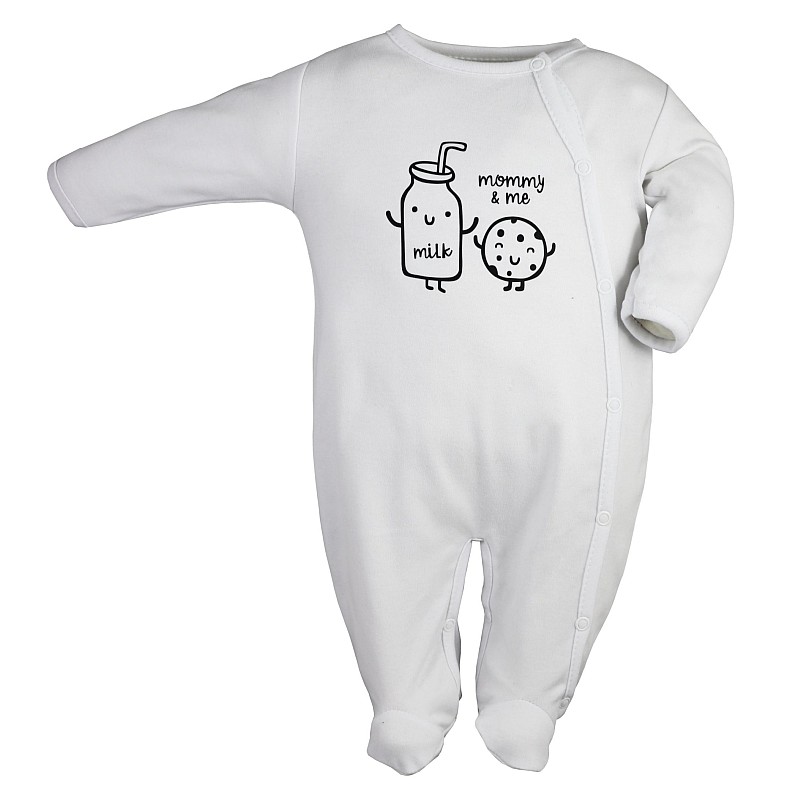 KOALA BABY COOKIE romper with long sleeves 09-910, size 56, white