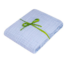 DUET BABY EASY CARE  Muslin blanket 90x95cm 711 blue (747116)