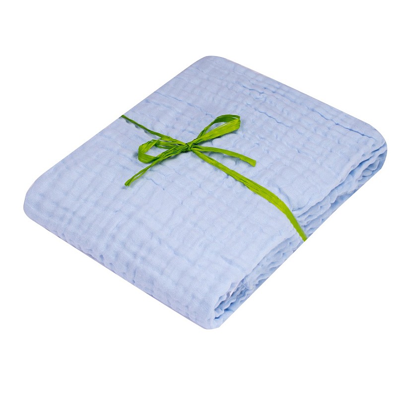 DUET BABY EASY CARE  Muslin blanket 90x95cm 711 blue (747116)
