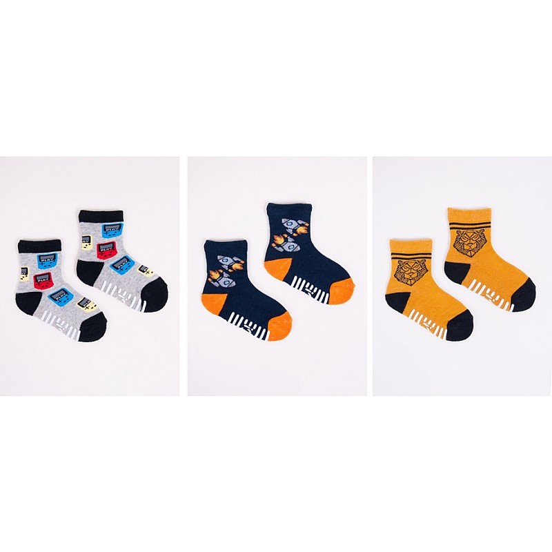 YO BABY SCORPIO Socks ABS 17-19/20-22/23-26, SK-20//SKA-0020B BOYS