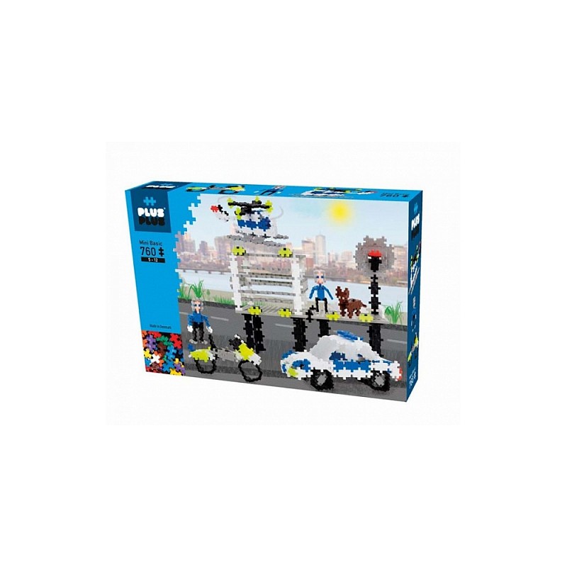 Plus Plus Mini Basic Police constructor 760pcs., 3762