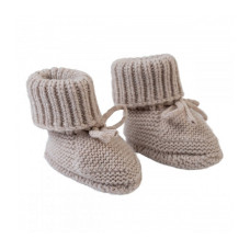 Lodger Slipper FOLKLORE Merino wool 0-6m., BEIGE SLM 630