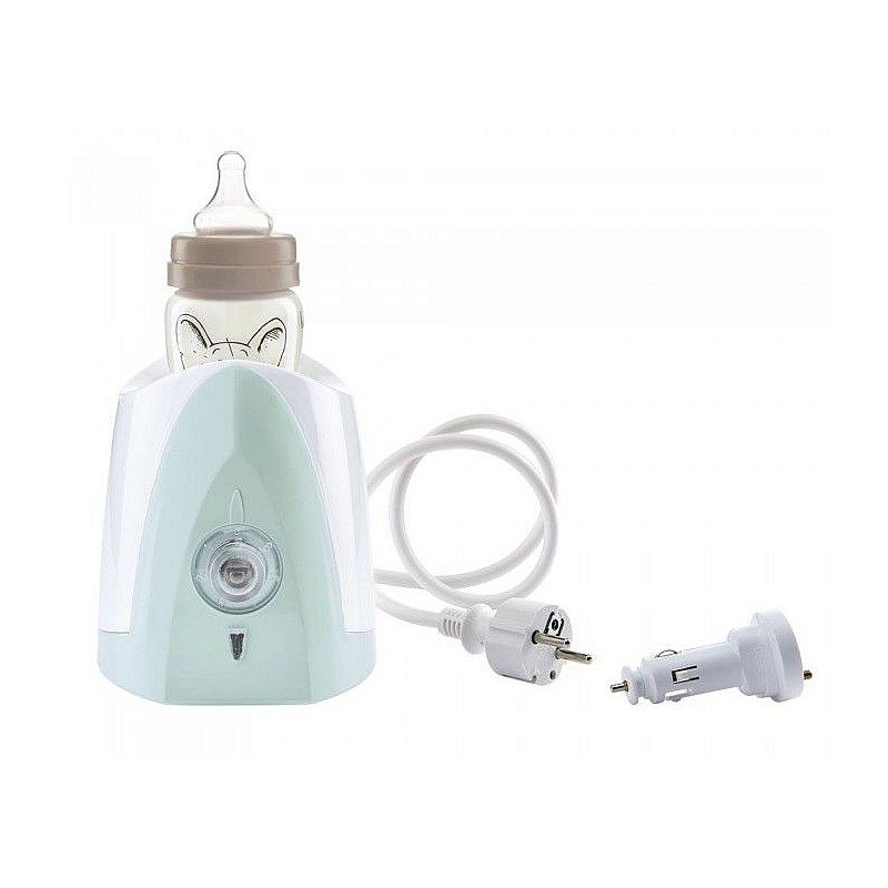 THERMOBABY bottle warmer for home and car 230 - 240 V / 12 V, 1224173 - Celadon GREEN