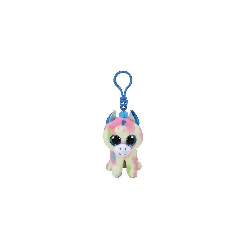 TY Beanie Boos Toy - Keychain BLUE UNICORN BLITZ 8cm, TY35208