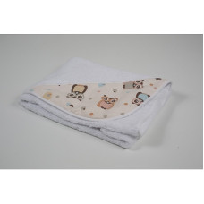 TROLL towel with hood 75x75cm Owls ASC-THOW01-OW