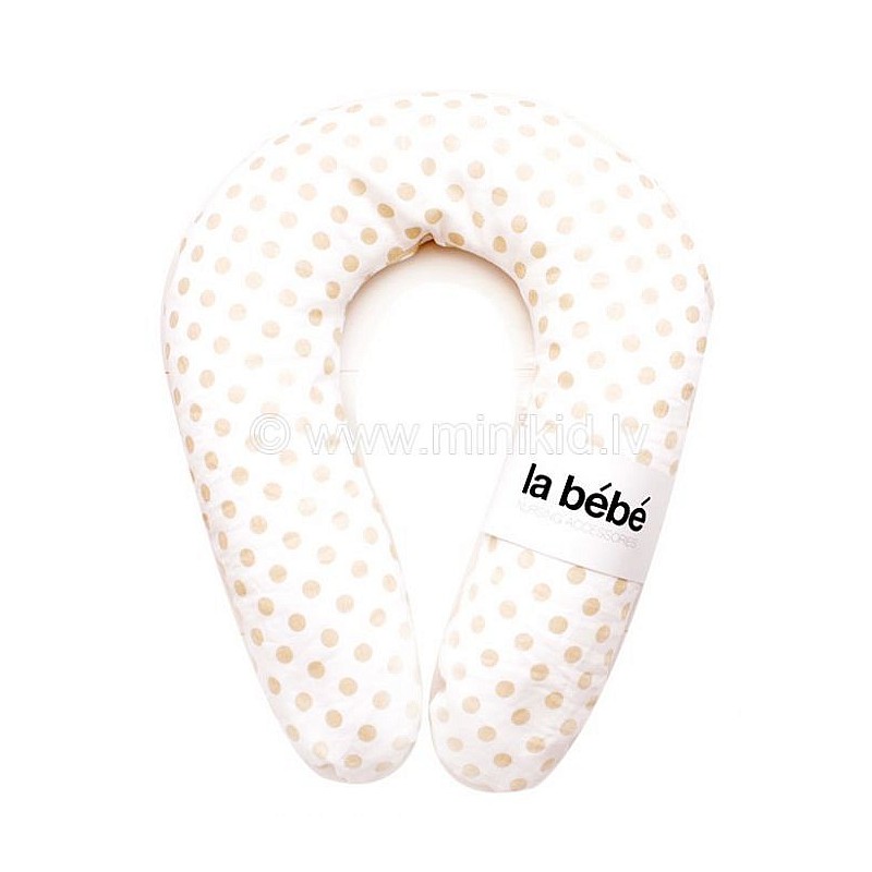 LA BEBE Snug Horseshoe Milky Dots20 * 70 cm