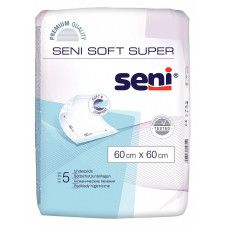 SENI SOFT SUPER Underpads 60x60cm, 5pcs