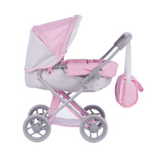 TO-MA Doll stroller ALICE 9369 SWEET PINK and GREY