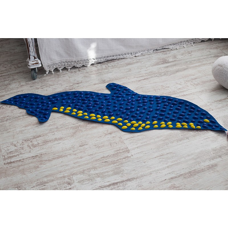 IGORA Rug with pebbles FOOT MAT Dolphin 150х40cm, MS-1216