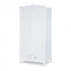 KLUPS MARSELL two-door wardrobe, white