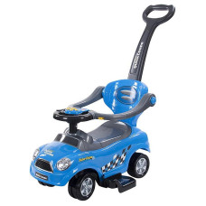 SUN BABY ride-on car with handle Quick, J05.006.1.2 blue