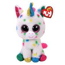 TY Beanie Boos Toy SPECKLED UNICORN HARMONIE 15.5sm, TY36898