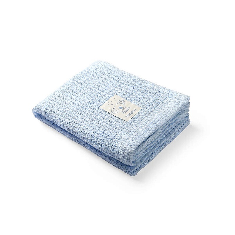 BABYONO bamboo blanket 75х100см, 479/02 blue