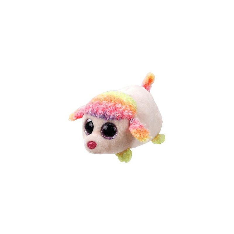 TY Teeny Tys Toy MULTICOLOR POODLE FLORAL 9cm, TY41245