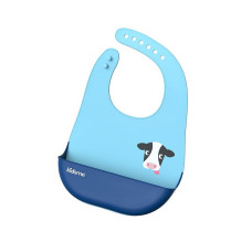 Kidsme EASY CLEAN silicone bib, AQUAMARINE 120173 LI