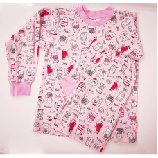 GALATEX warm pajamas for girls 104 size, 5105