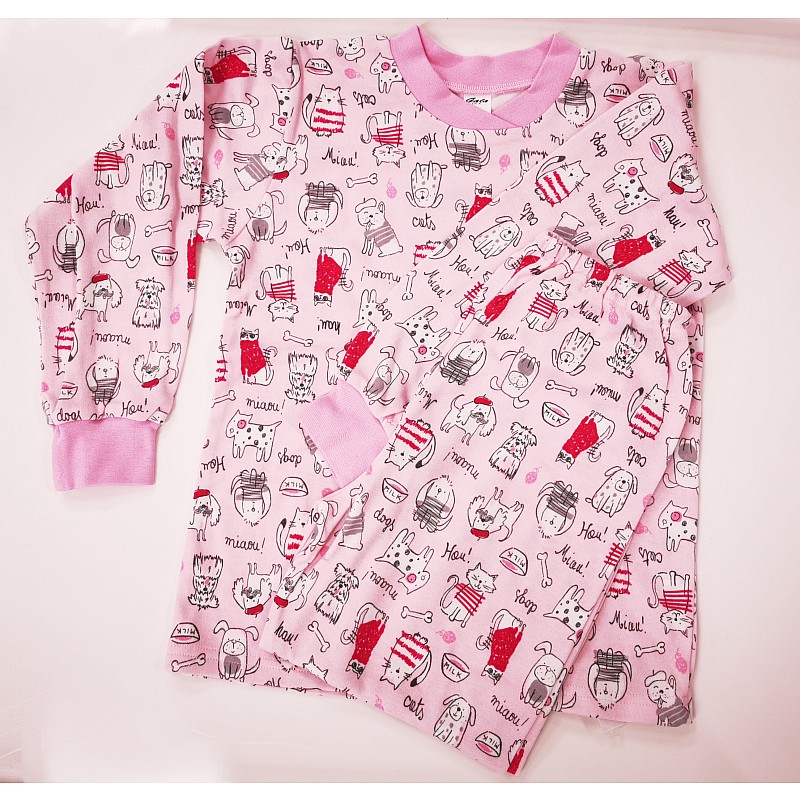 GALATEX warm pajamas for girls 104 size, 5105