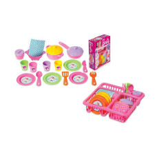 GERARDOS TOYS BARBIE DISH RACK SET 60432