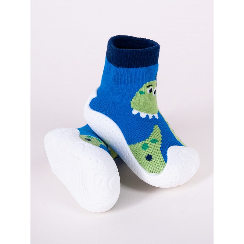 YO BABY SCORPIO Socks with rubber sole DINO 22, OB-141//OBO-0141C BOYS