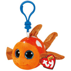 TY Beanie Boos Toy - Keychain ORANGE FISH SAMI 8cm, TY35032