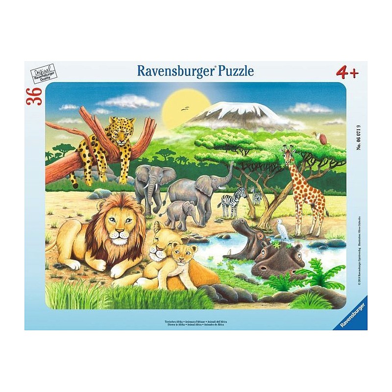 Ravensburger Frame Puzzle Africa 36pcs., 06071