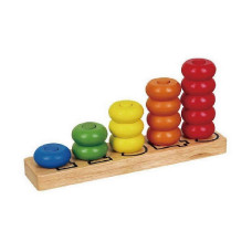 VIGA COUTING NUMBERS wooden toy 12m + 58474