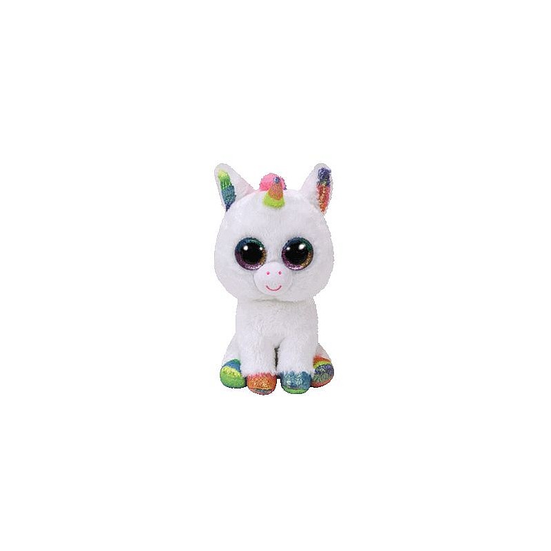 TY Beanie Boos Toy WHITE UNICORN PIXY 15.5sm, TY36852