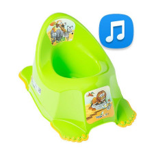 TEGA BABY pot with sound SAFARI - green, PO-045