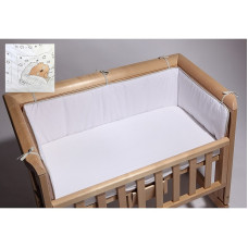 TROLL Bedside Bumper for crib Bear 170cm + sheet  GT-BB-0002