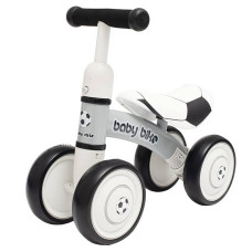 BABY MIX 51009 - BABY BIKE - FOOTBALL - CZARNY / BIAŁY