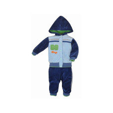 KOALA 68 velor tracksuit size 74 - Blue