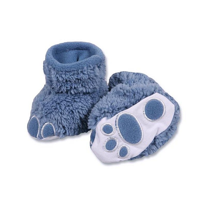 YO BABY booties dragon Dino OB-001 + 0-6m - blue