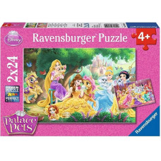 Ravensburger Puzzle 2x24 Disney Princess Best Friends R 08952