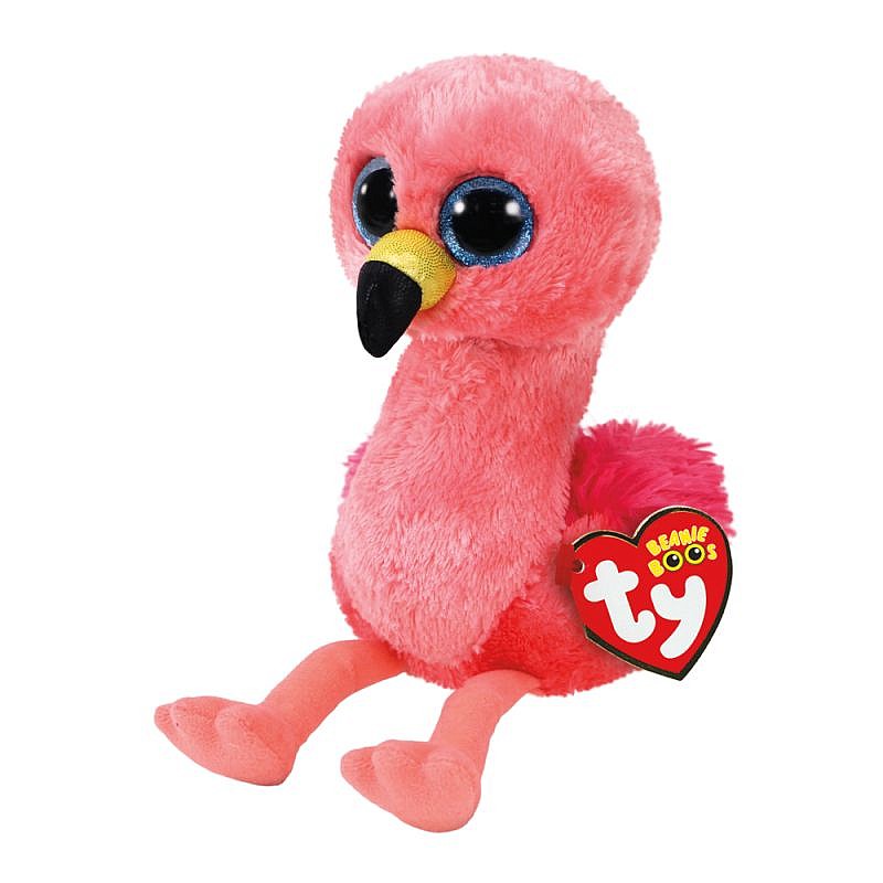 TY Beanie Boos Toy PINK FLAMINGO GILDA 15.5sm, TY36848