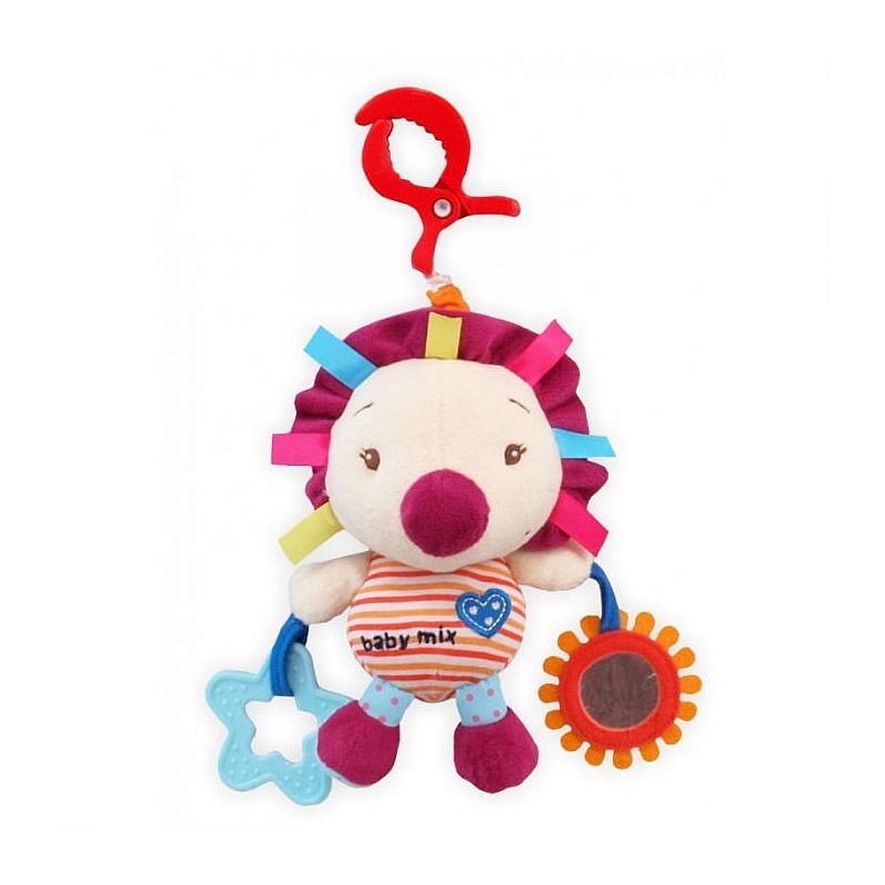 BABY MIX rattle with clip - & # 34; & # 34 Hedgehog; P1131-0500