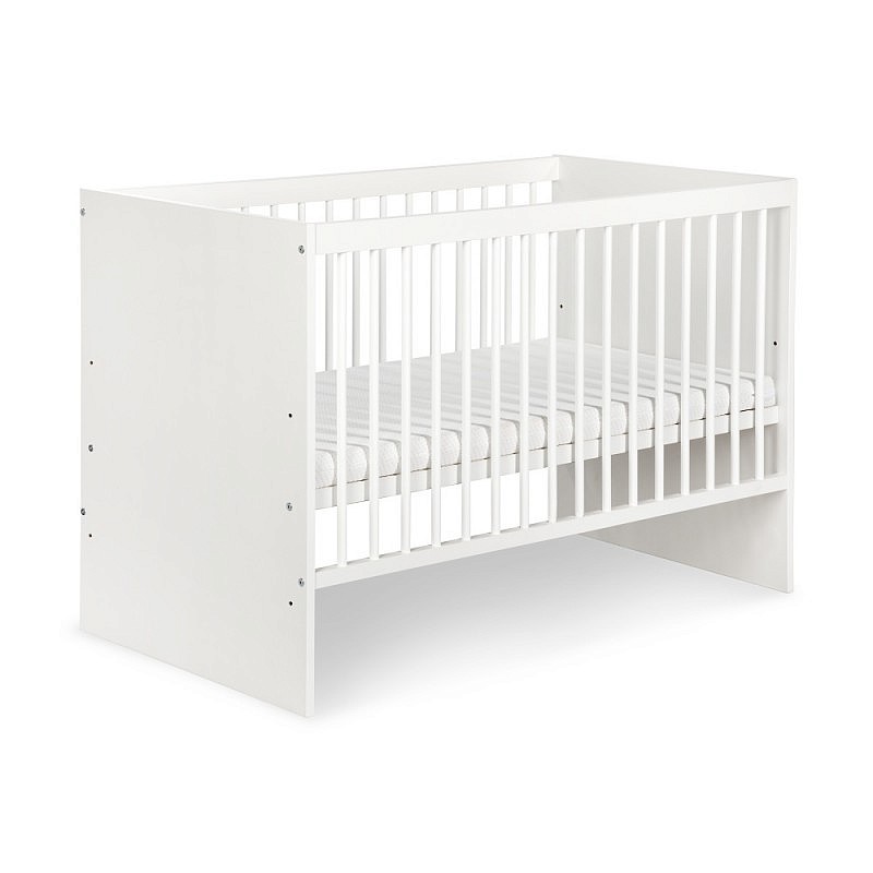 KLUPS KAROLINA I Cot 120x60cm, WHITE