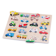 Peg Puzzle - Vehicles