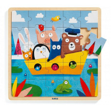 Wooden puzzle - Puzzlo Boat - 25 pcs