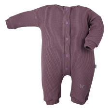 KOALA PURE Romper with long sleeves size 56, 10-823 plum