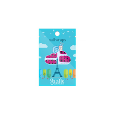 SNAILS Nail Wraps Pink Stars, 0453