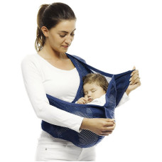 WALLABOO Sling Connection AIR cotton, TRUE BLUE