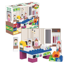 BiOBUDDi Fashion store building blocks 28pcs.., BB-0137