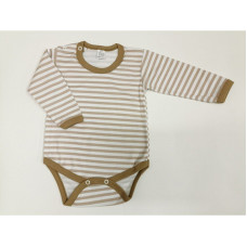 ZUZIA body 86 size,JEŽ 1715/86 white/beige strips