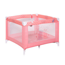 LORELLI PLAY Playpen PINK HIPPO